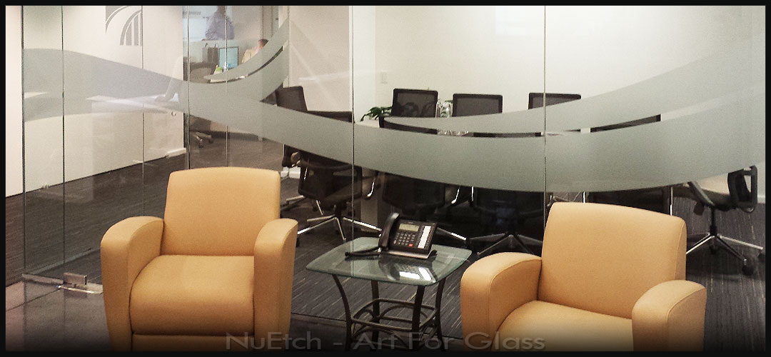 NuEtch Art for Conference Room Glass
