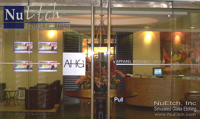 NuEtch – Logo Glass Door